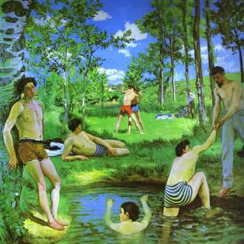 Frederic Bazille : Bathers (Summer Scene)